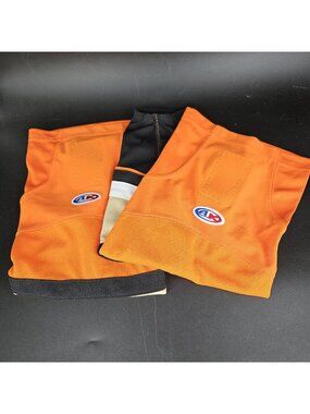 Athletic Knit Hockey Socks Youth Small Orange AK Ice Hockey Gear Pair Set Team